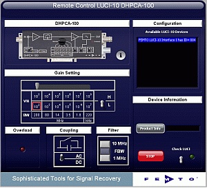 LUCI-10 ソフトウェア