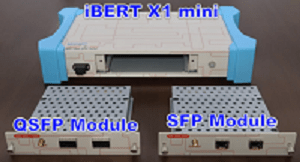 0.1Gbps～100Gbps  ﾋﾞｯﾄｴﾗｰﾚｰﾄ (BER) 試験機  iBERT X1 Mini