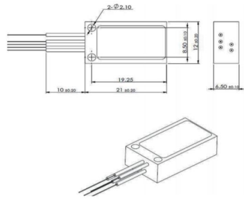 800GHz 4ch LWDMモジュール