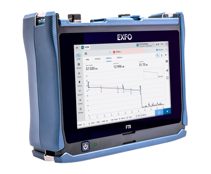 FTB Lite 720D 接続アクセス OTDR
